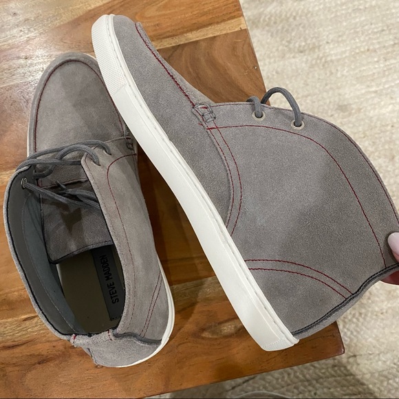 New Men’s Steve Madden Fultown Suede Sneaker Boots - Picture 6 of 7